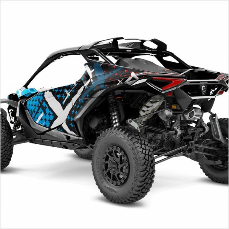 X-Design Blue M Version for Can-Am Maverick R 2 Doors